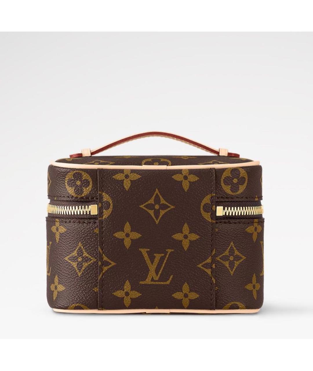 LOUIS VUITTON Коричневая сумка с короткими ручками, фото 3