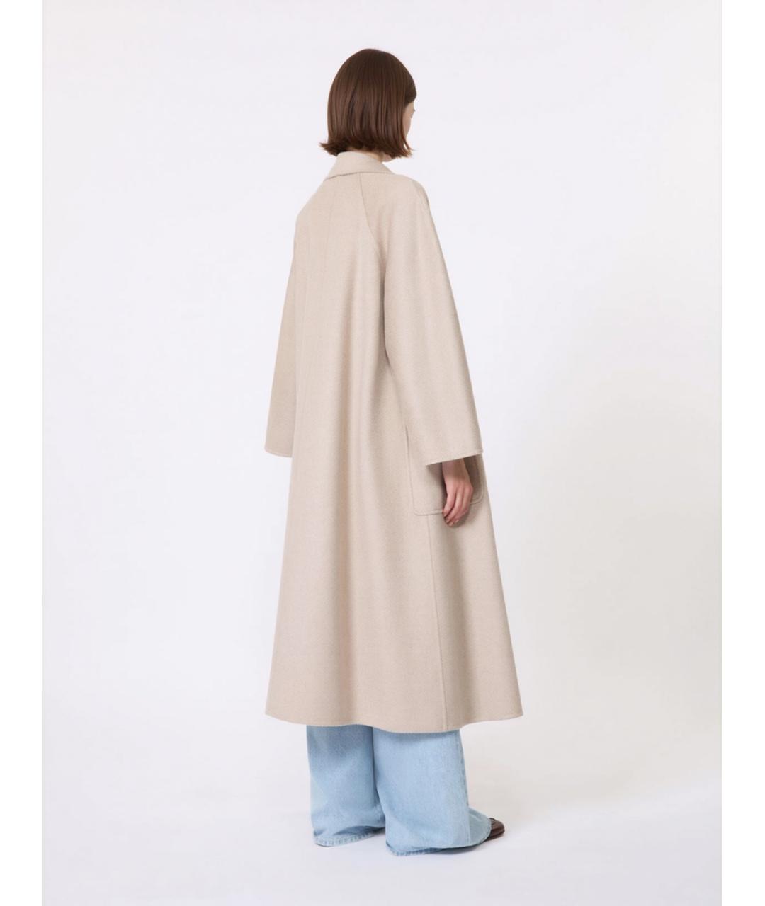 MAX MARA Бежевое кашемировое пальто, фото 3