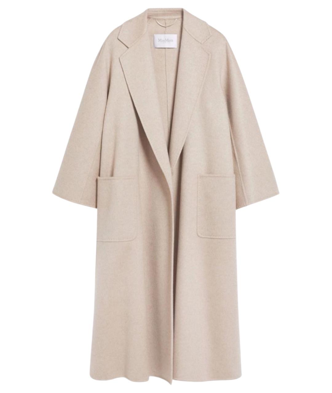 MAX MARA Бежевое кашемировое пальто, фото 1