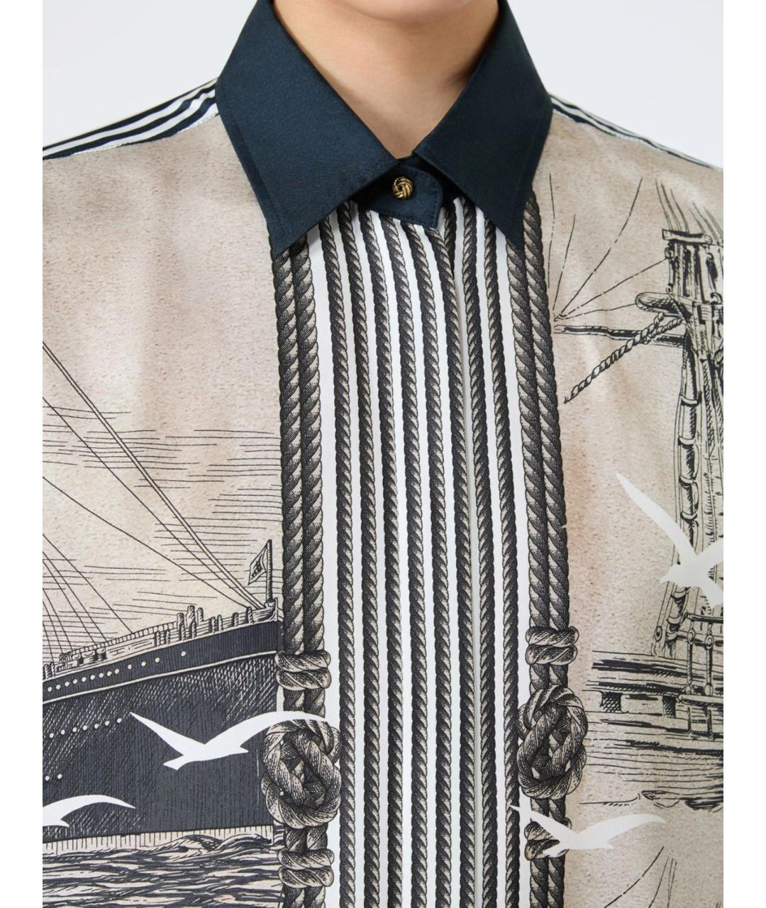 MAX MARA Мульти шелковая рубашка, фото 5