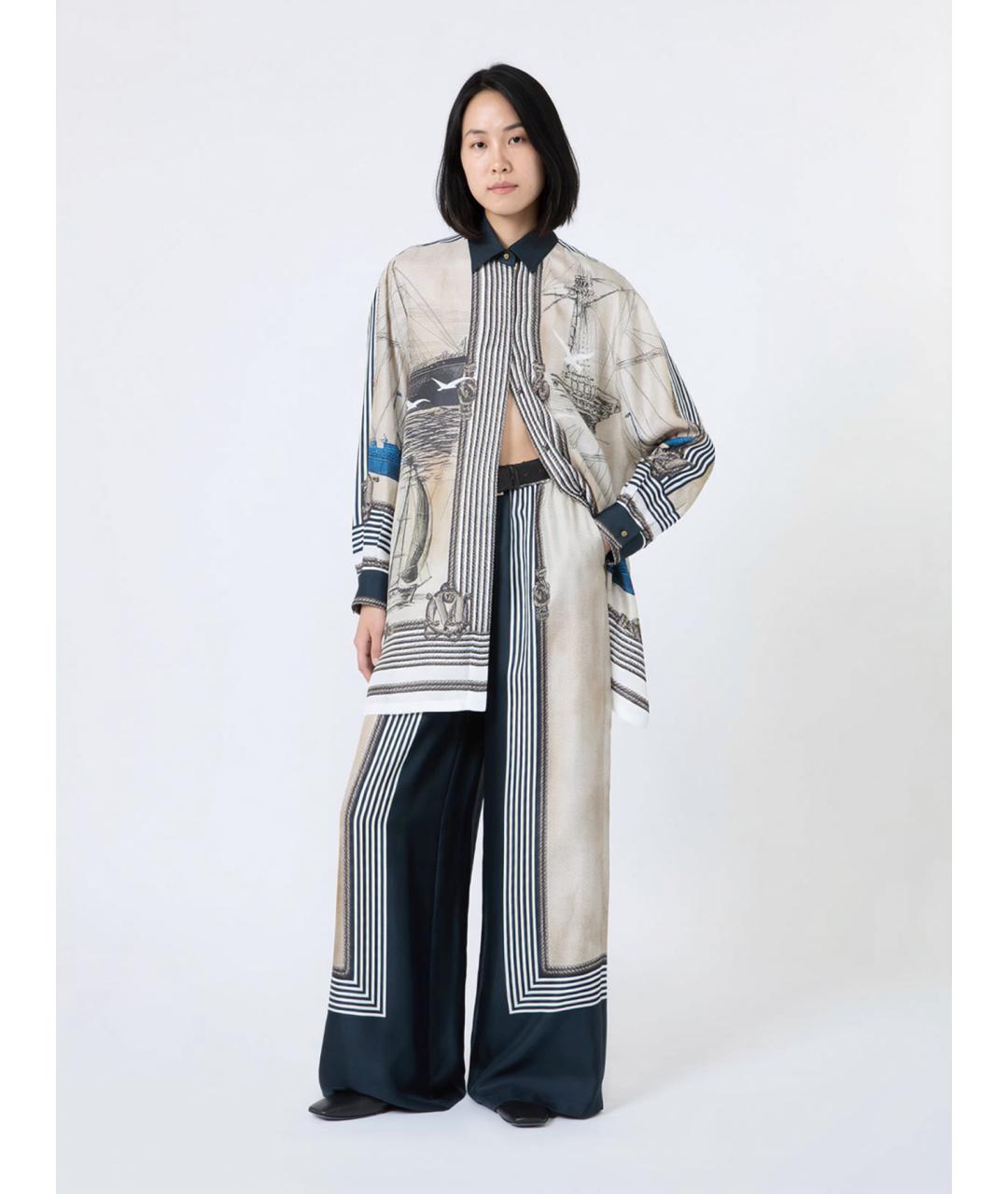 MAX MARA Мульти шелковая рубашка, фото 2