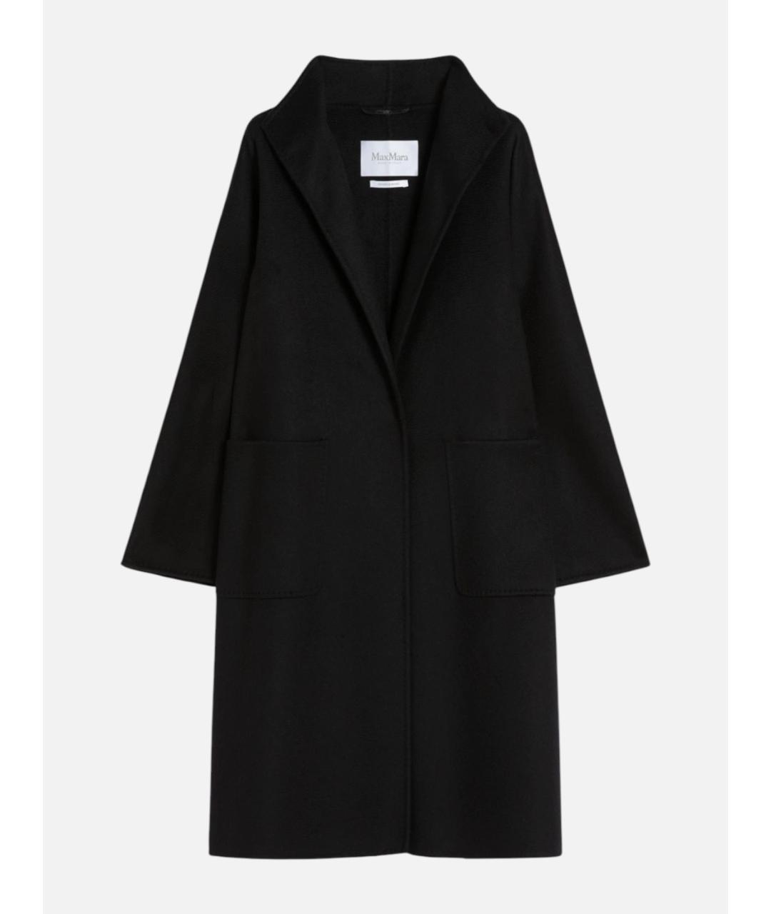 MAX MARA Черное кашемировое пальто, фото 5