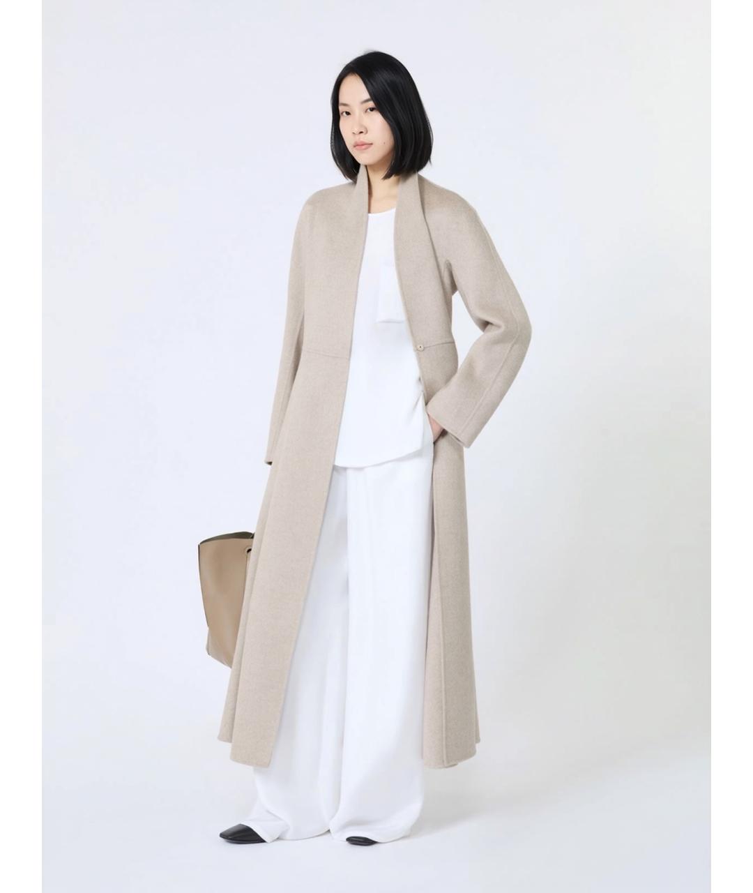MAX MARA Белая шелковая футболка, фото 2