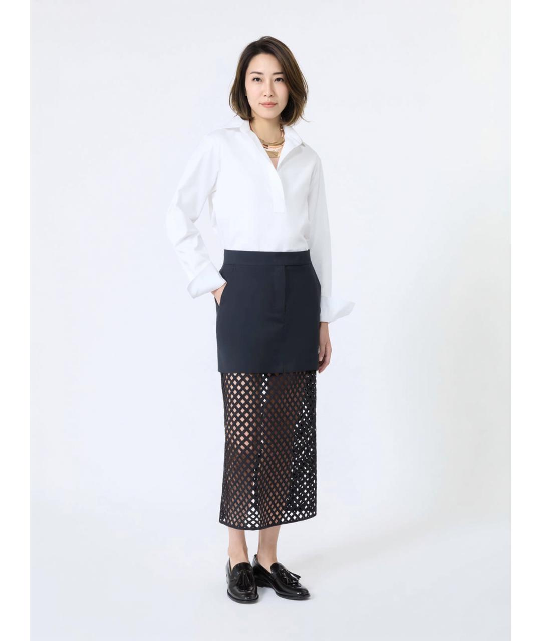 MAX MARA Белая хлопковая рубашка, фото 2