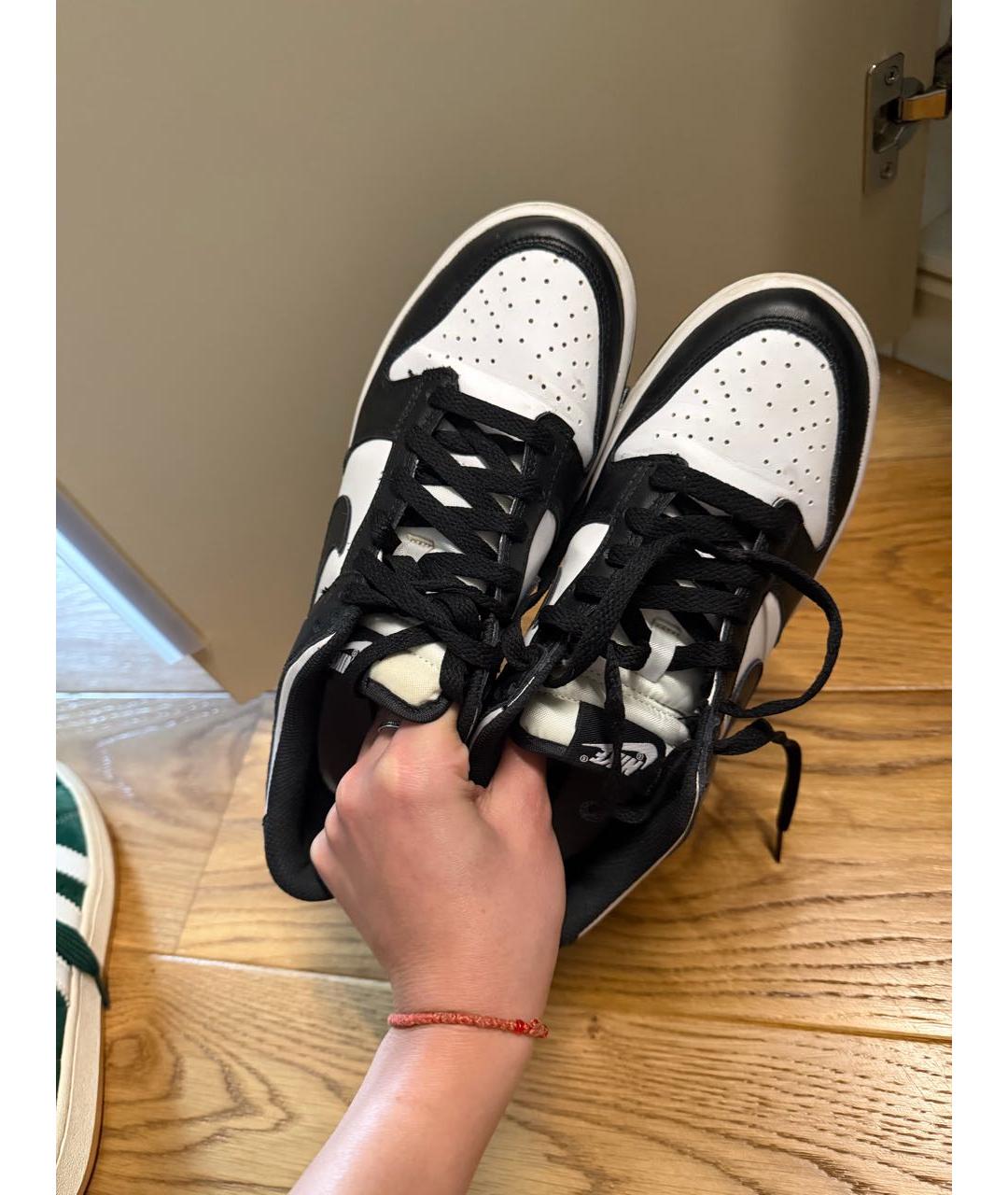 NIKE Черные кожаные кроссовки, фото 2