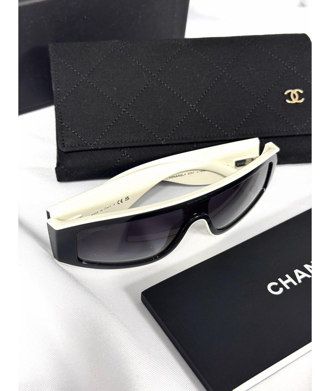 CHANEL Мульти пластиковые солнцезащитные очки, фото 4