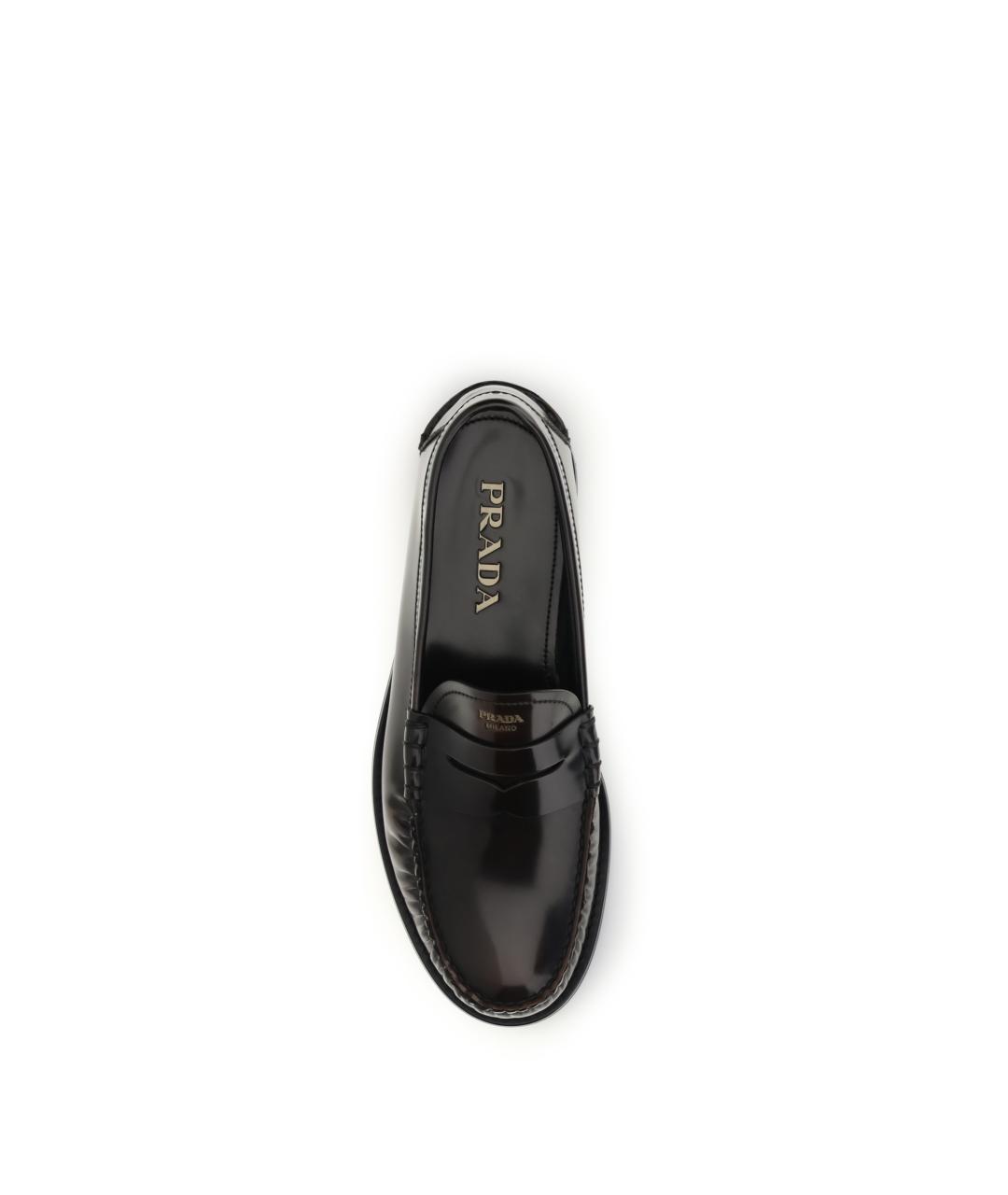 PRADA Коричневые лоферы, фото 4