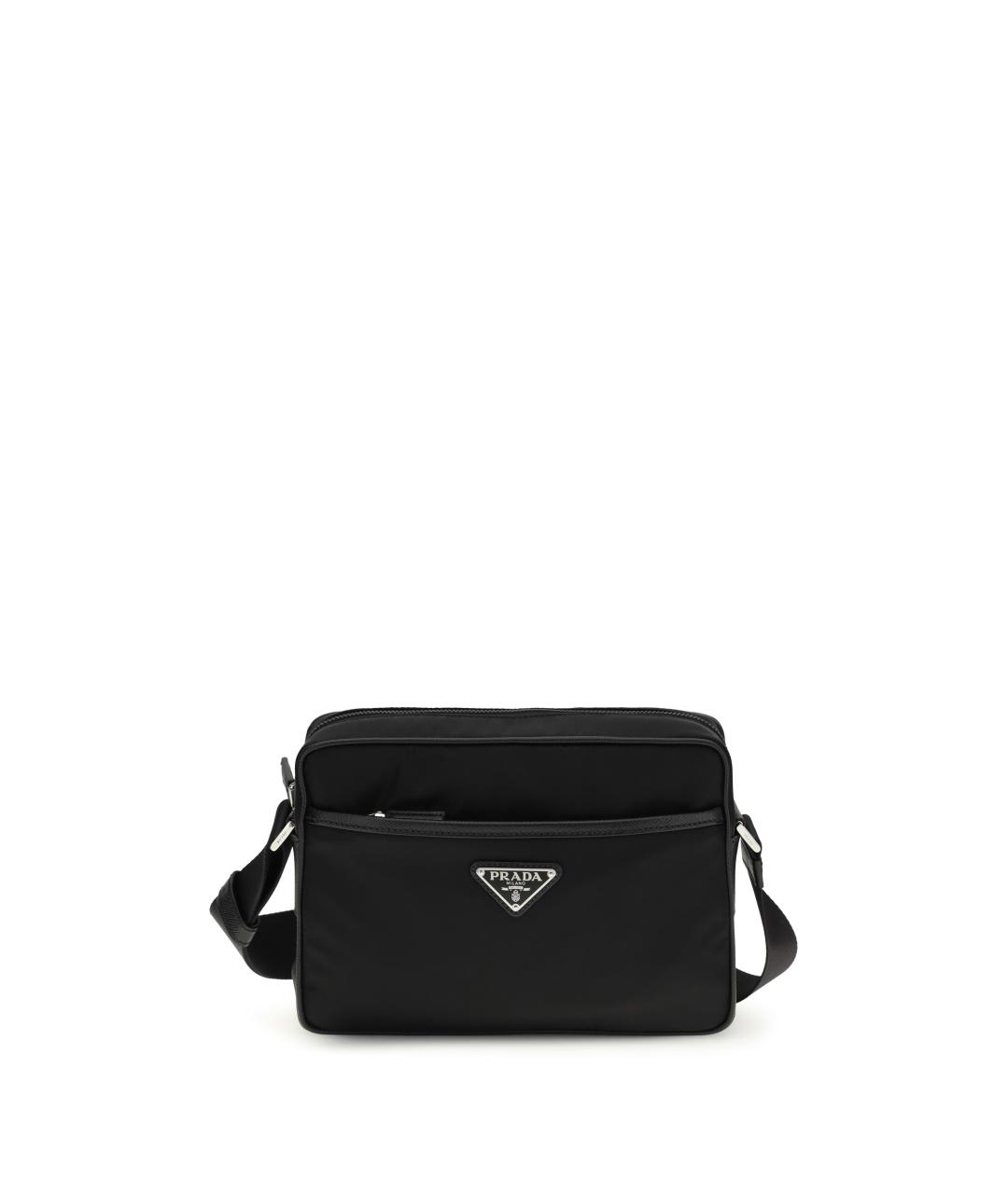 PRADA Черная синтетическая сумка на плечо, фото 1