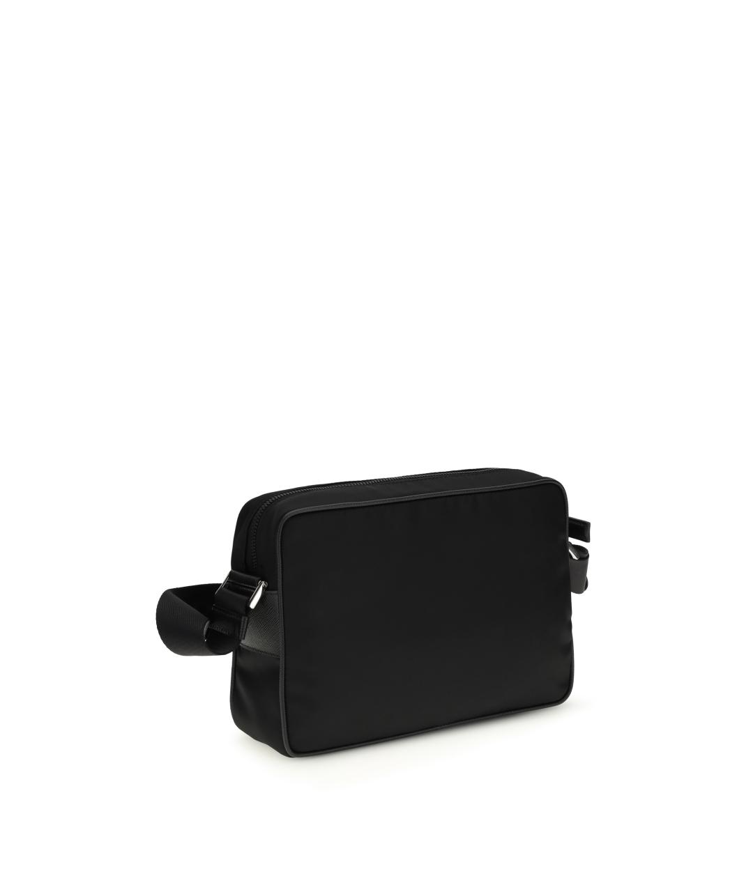 PRADA Черная синтетическая сумка на плечо, фото 3