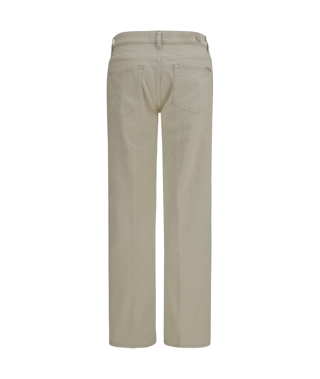 7 FOR ALL MANKIND Хлопковые прямые джинсы, фото 2