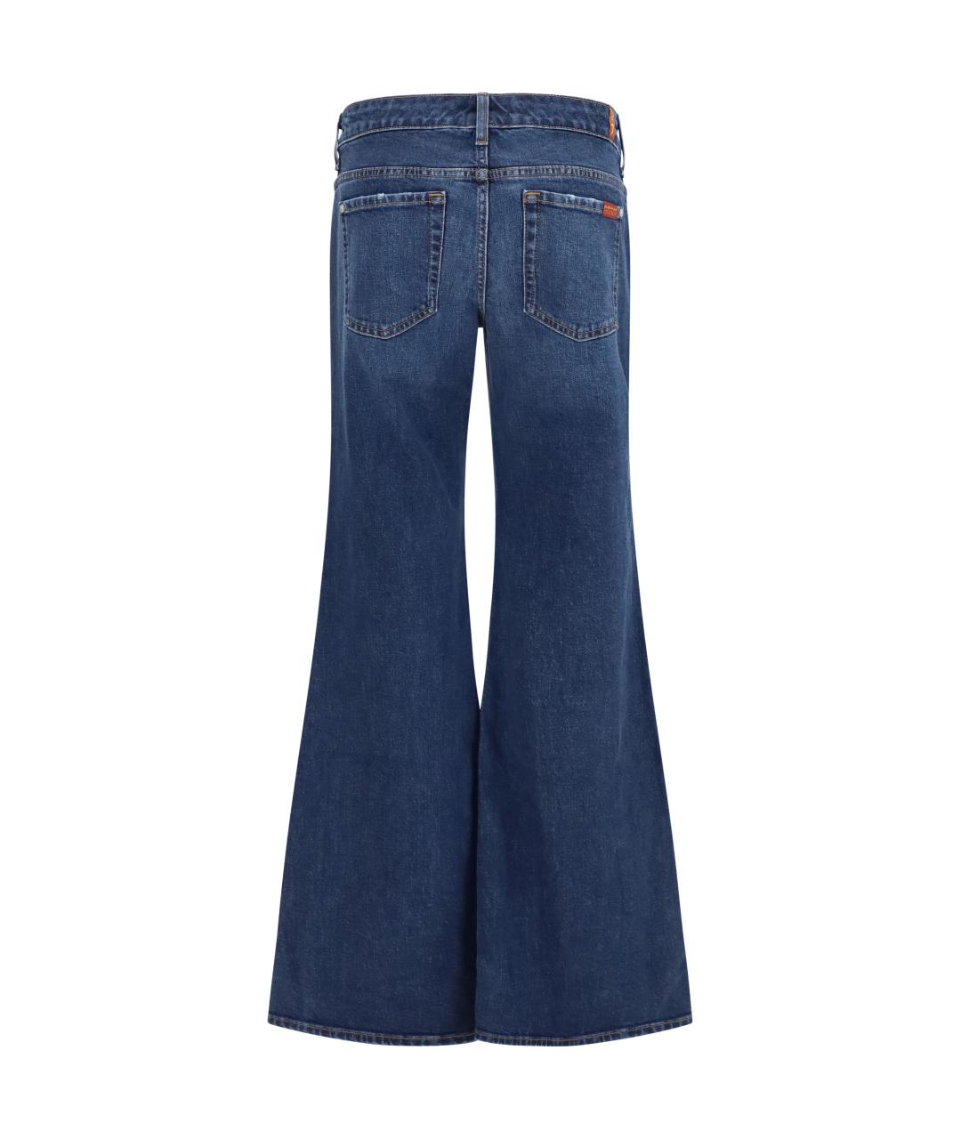 7 FOR ALL MANKIND Хлопковые прямые джинсы, фото 2