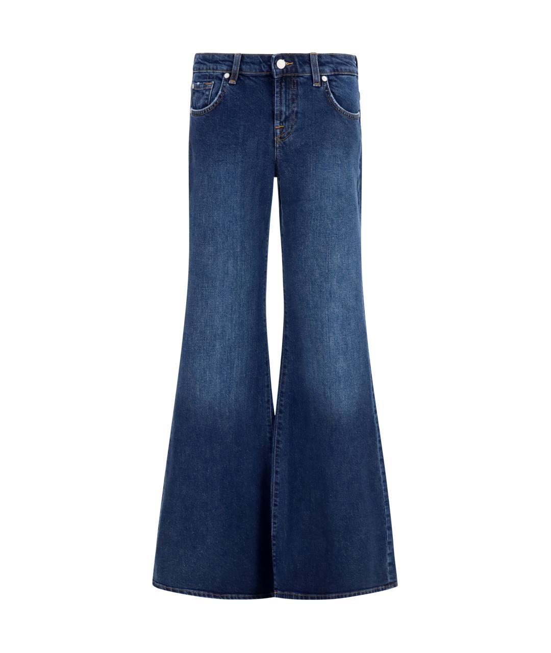 7 FOR ALL MANKIND Хлопковые прямые джинсы, фото 1