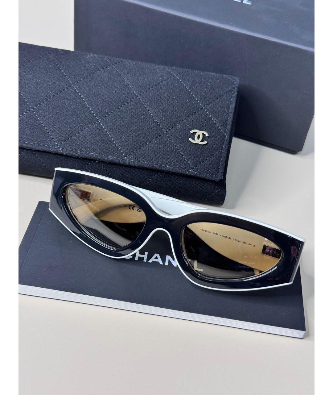 CHANEL Мульти пластиковые солнцезащитные очки, фото 6