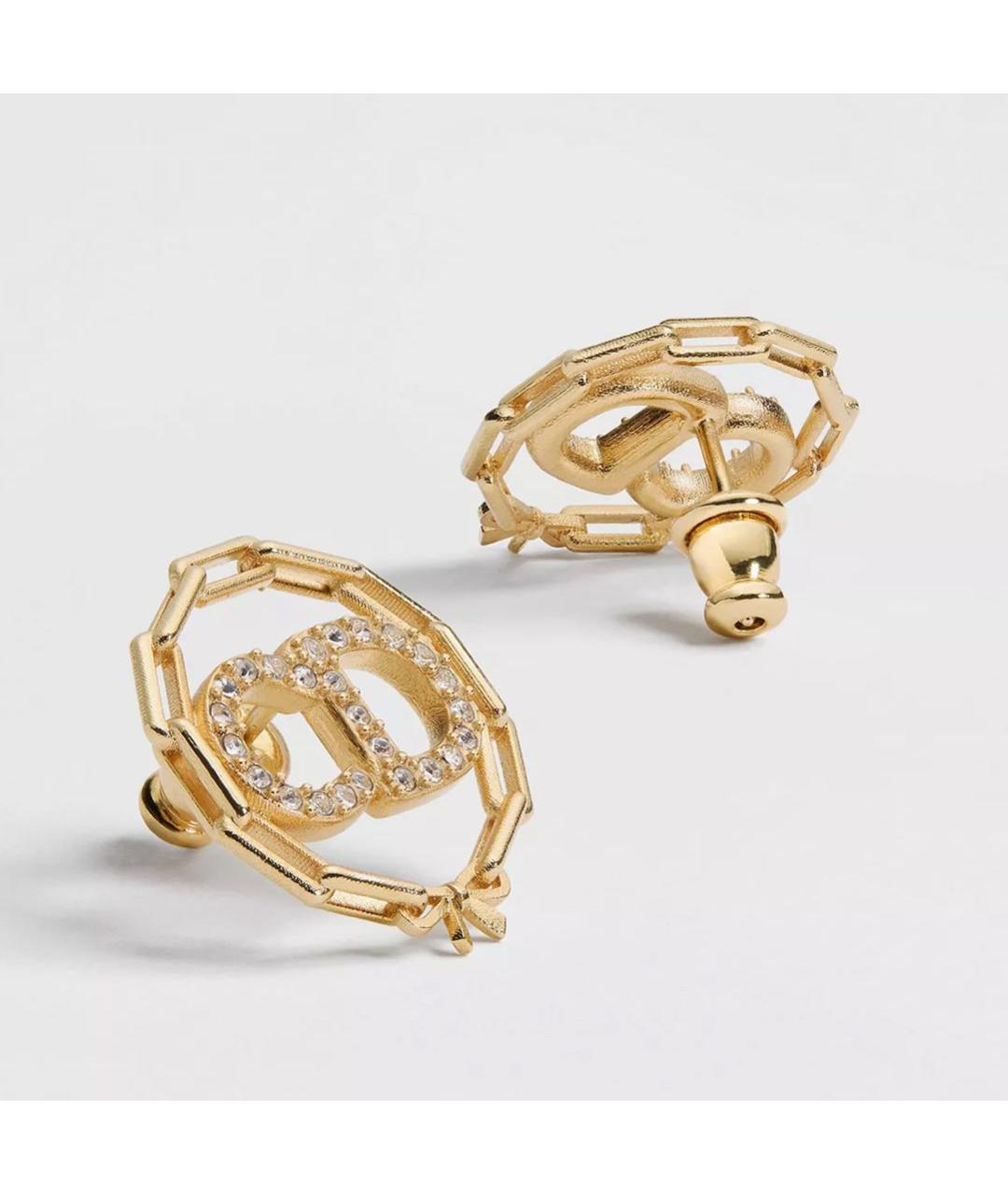 CHRISTIAN DIOR Золотые серьги, фото 2