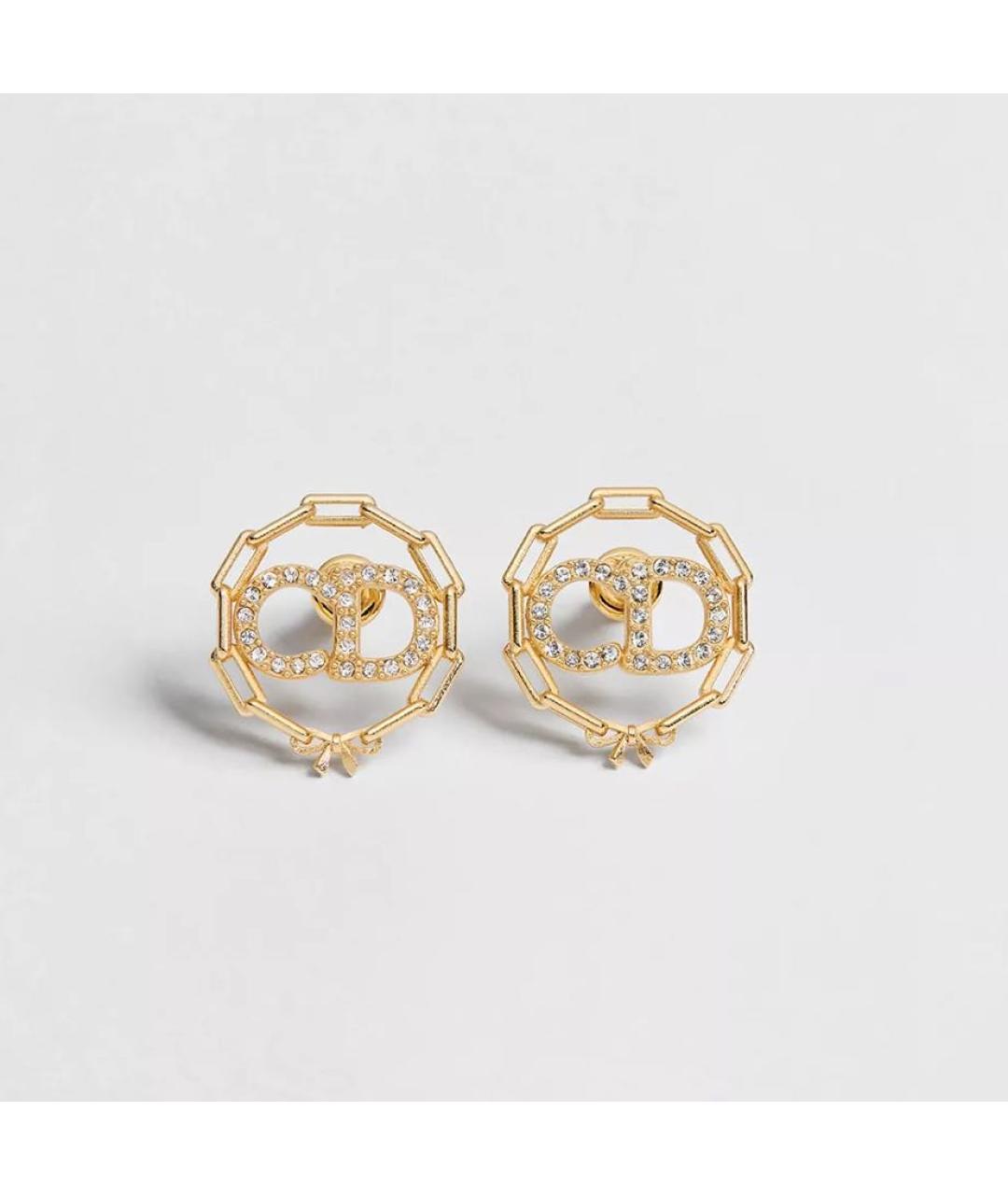 CHRISTIAN DIOR Золотые серьги, фото 4