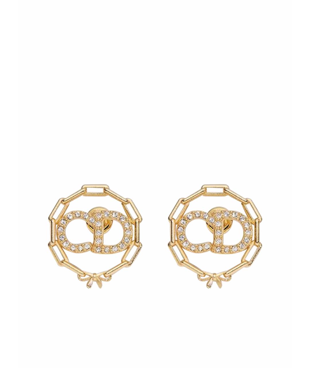 CHRISTIAN DIOR Золотые серьги, фото 1