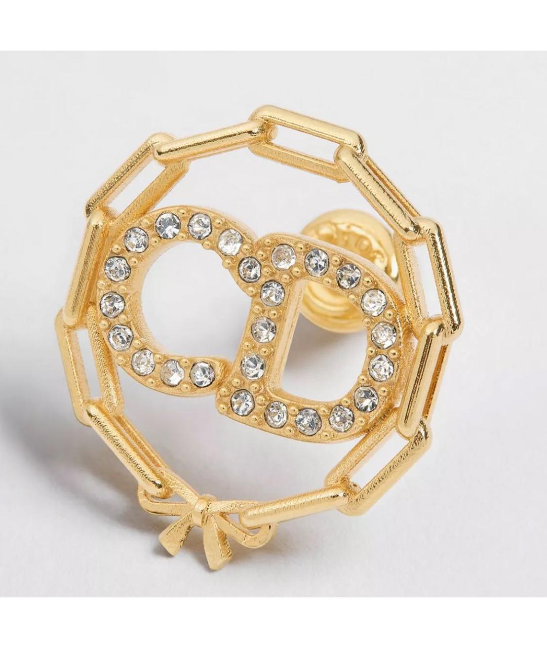 CHRISTIAN DIOR Золотые серьги, фото 3
