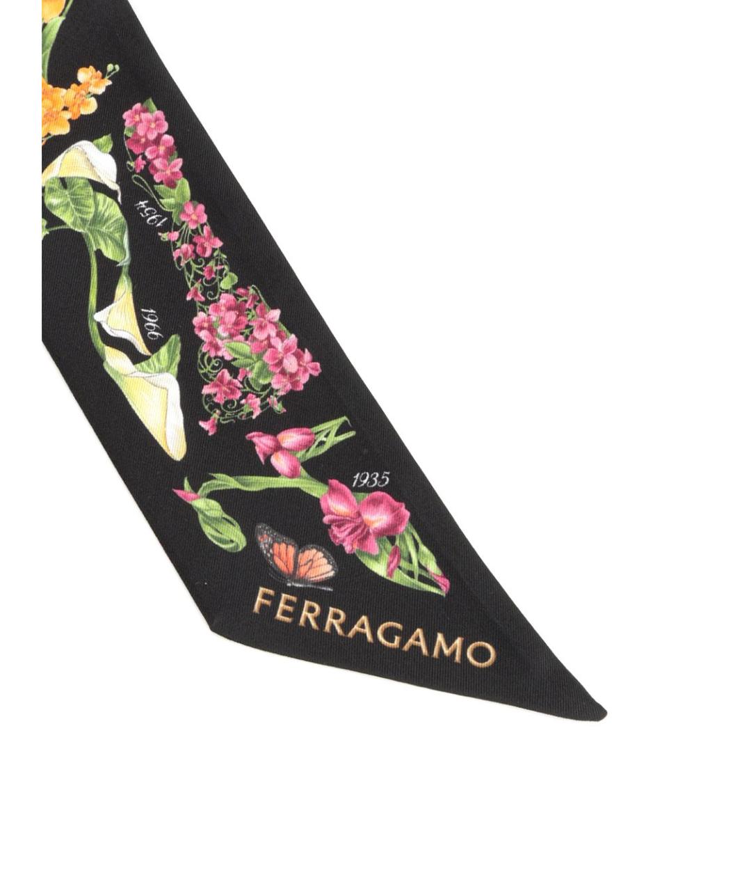 FERRAGAMO Мульти шелковый шарф, фото 2