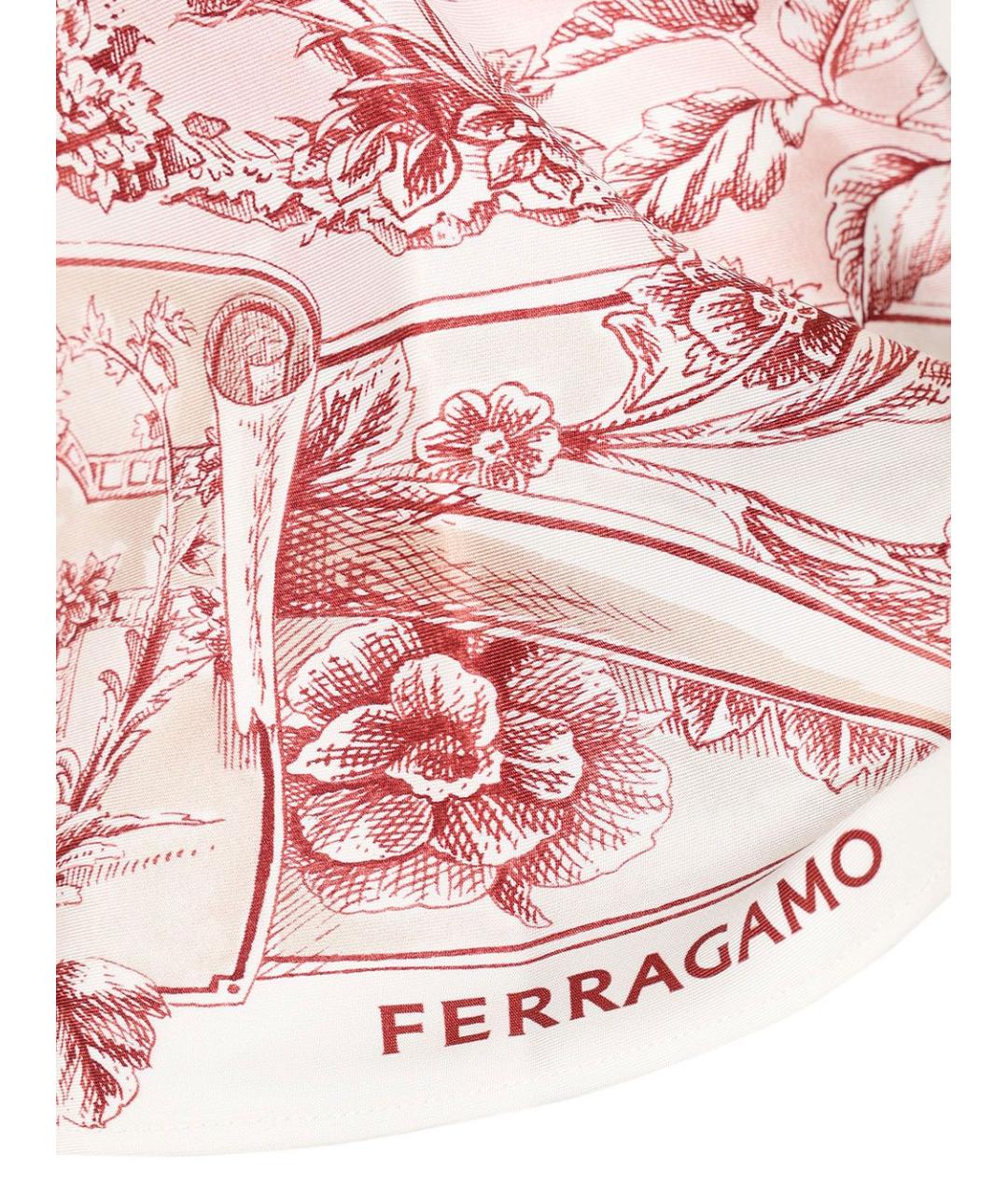 FERRAGAMO Мульти шелковая майка, фото 4