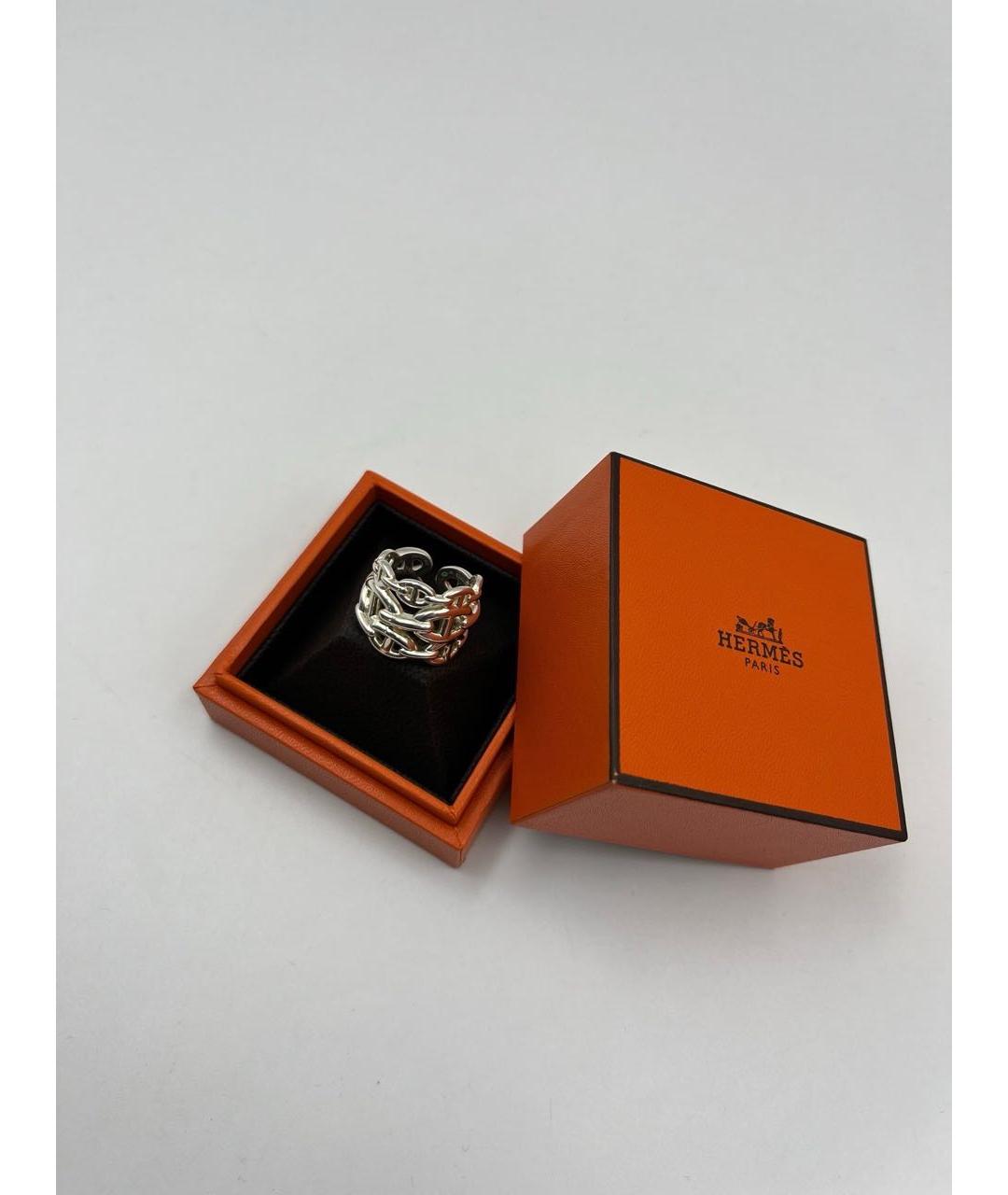 HERMES Серебряное кольцо, фото 3