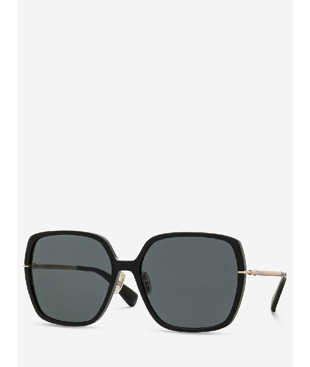 MAX MARA Черные пластиковые солнцезащитные очки, фото 10