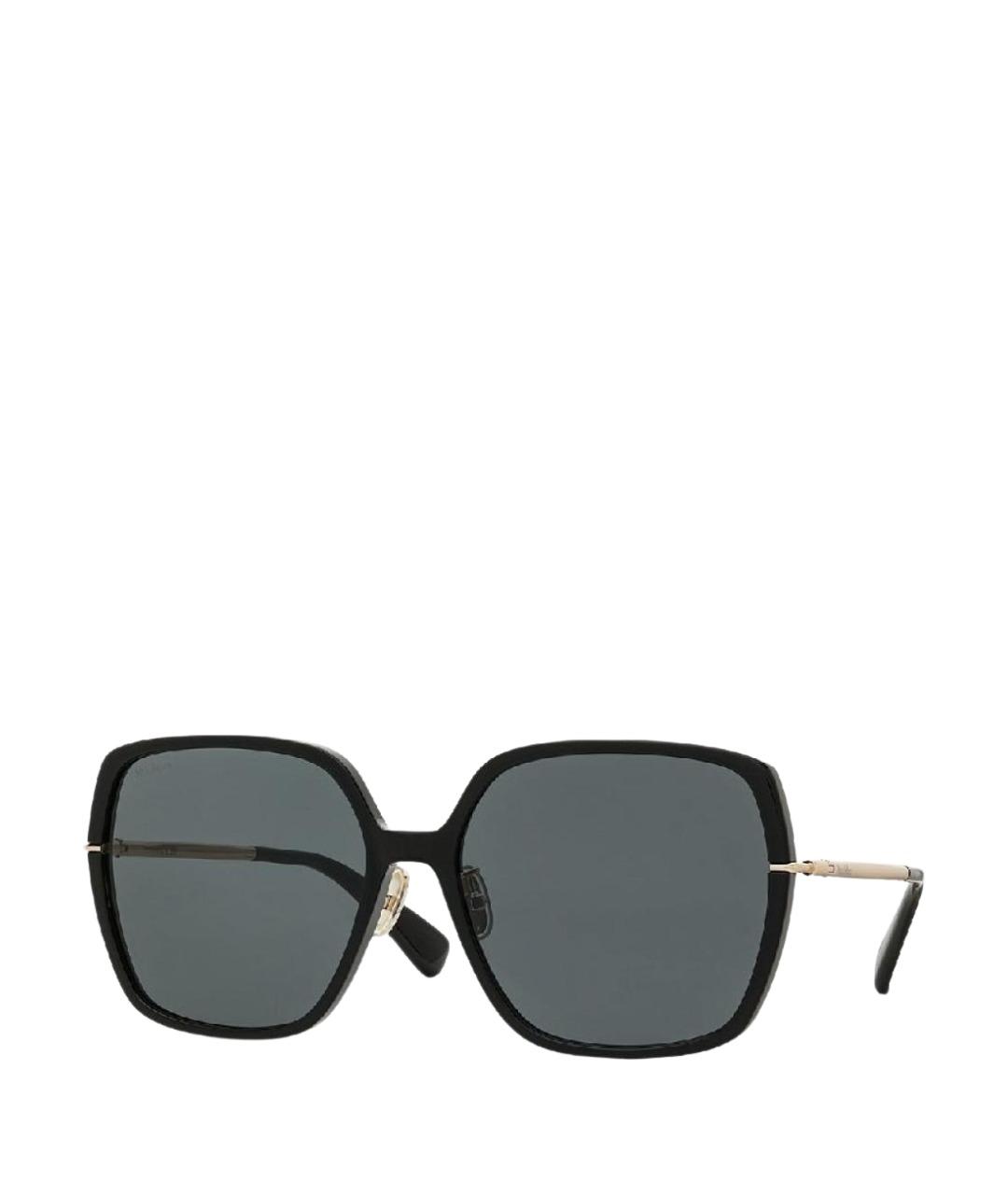 MAX MARA Черные пластиковые солнцезащитные очки, фото 1