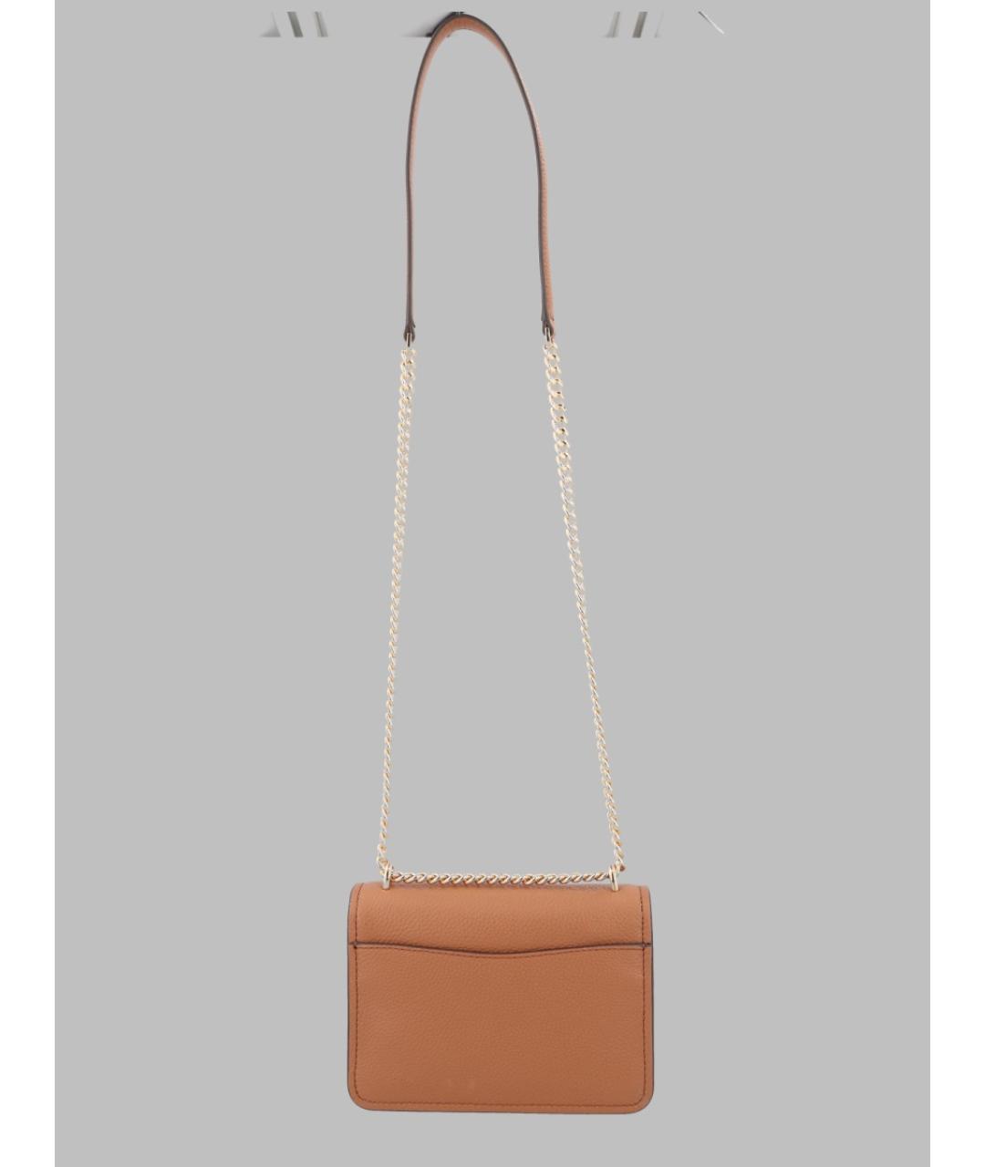 MICHAEL KORS Коричневая кожаная сумка через плечо, фото 2