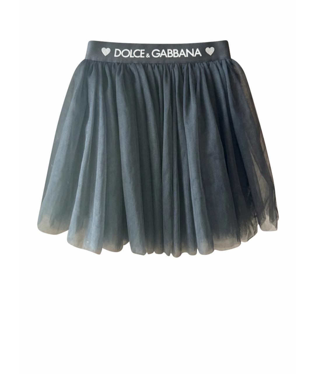 DOLCE&GABBANA Черная юбка, фото 1