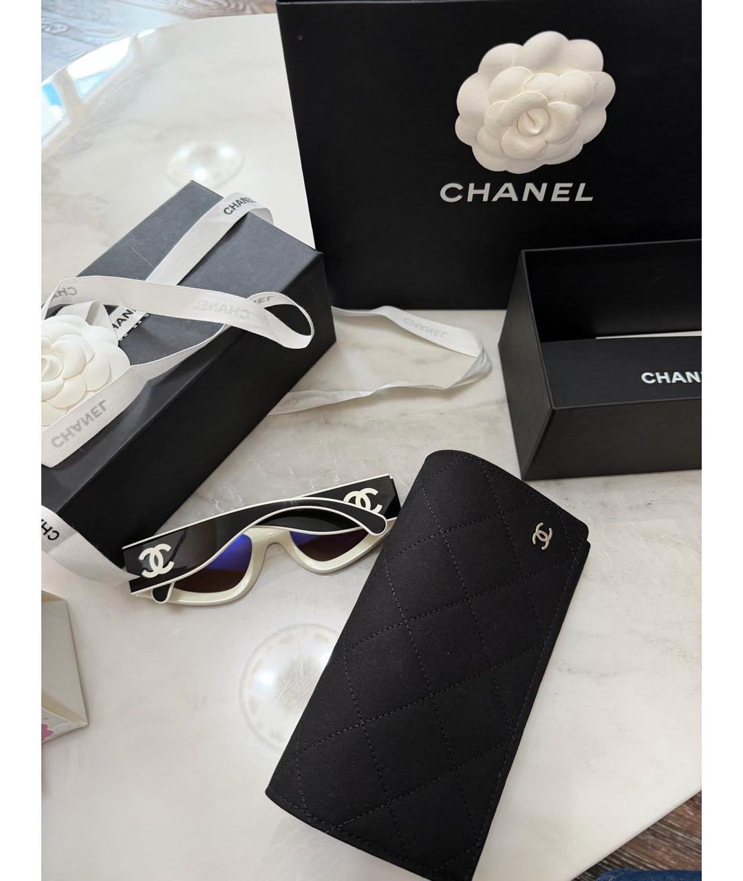 CHANEL Черные солнцезащитные очки, фото 2