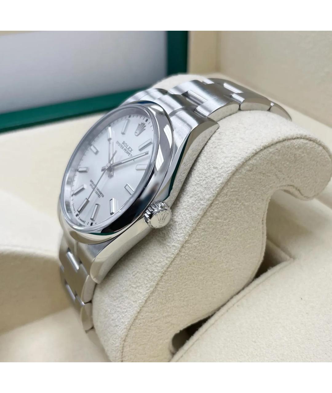 ROLEX Белые часы, фото 3