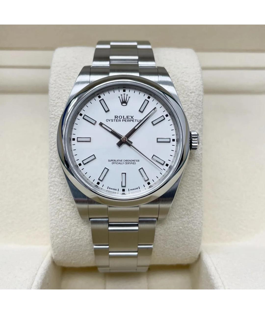 ROLEX Белые часы, фото 5