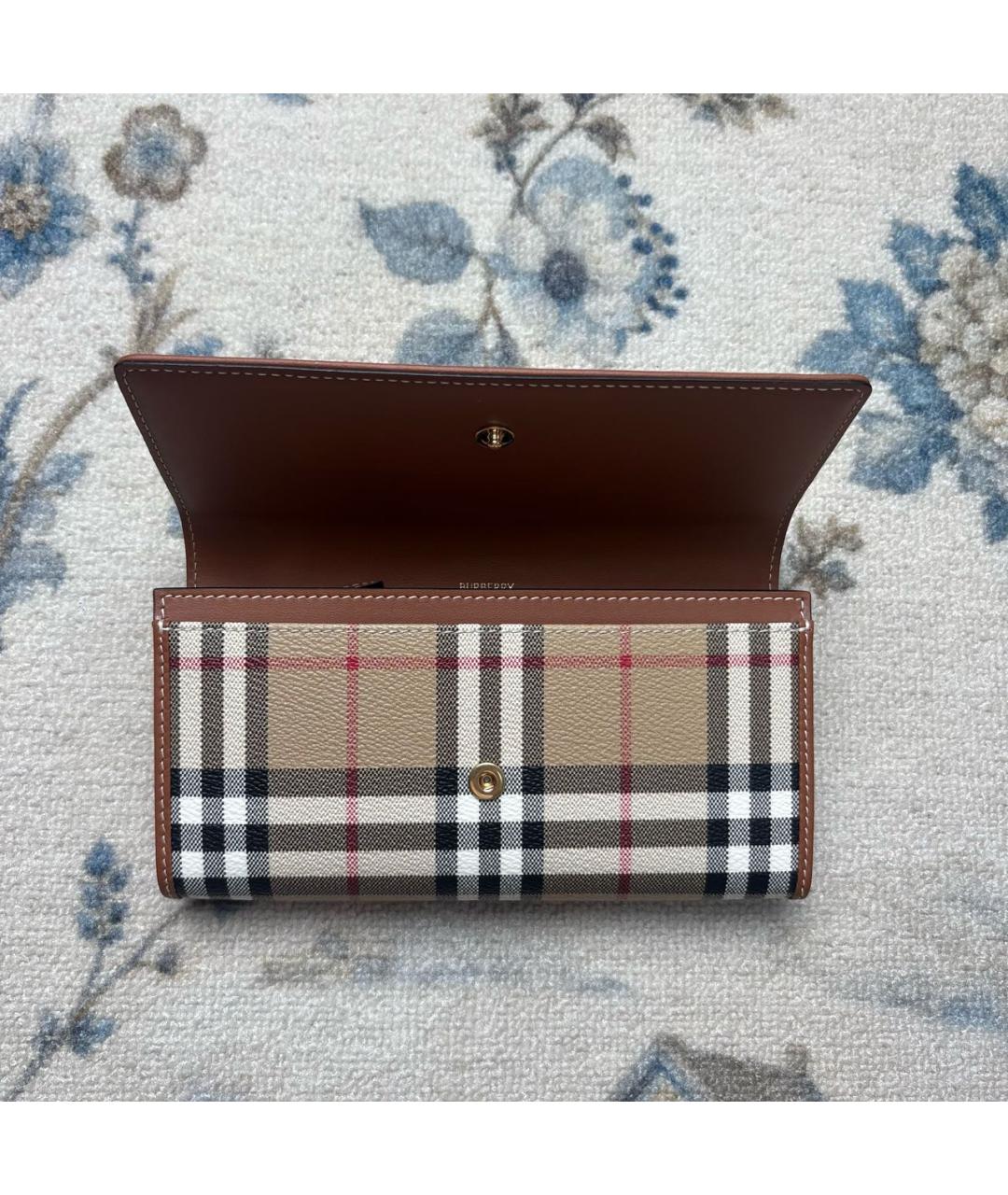 BURBERRY Бежевый кошелек, фото 5