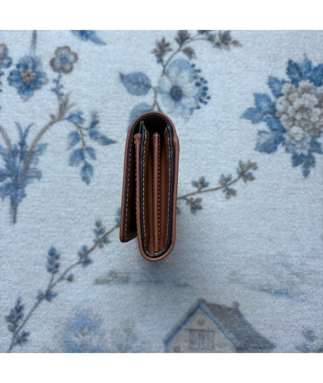 BURBERRY Бежевый кошелек, фото 4