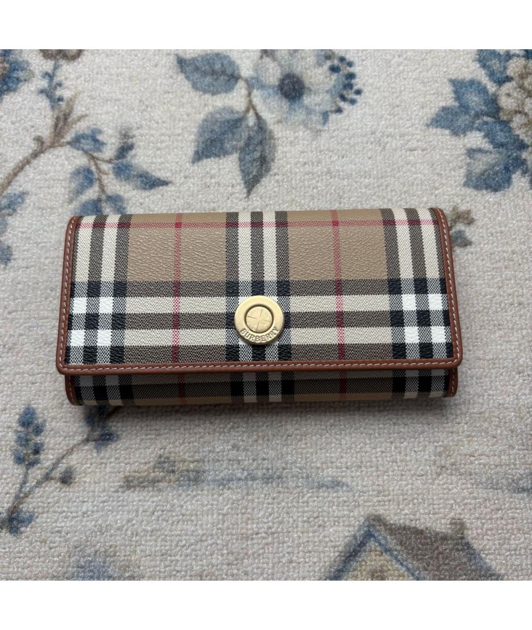 BURBERRY Бежевый кошелек, фото 8