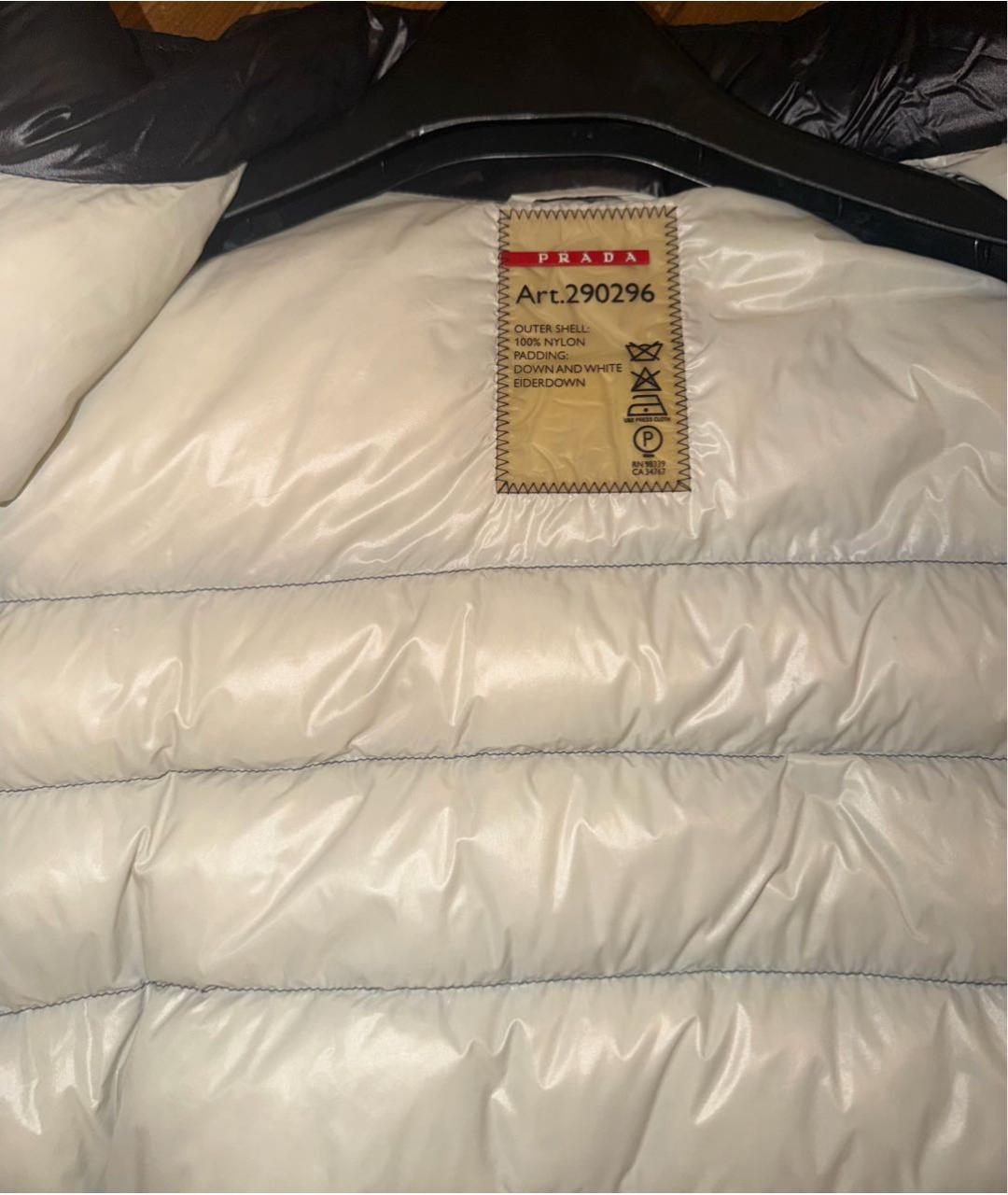PRADA Черная полиамидовая куртка, фото 3
