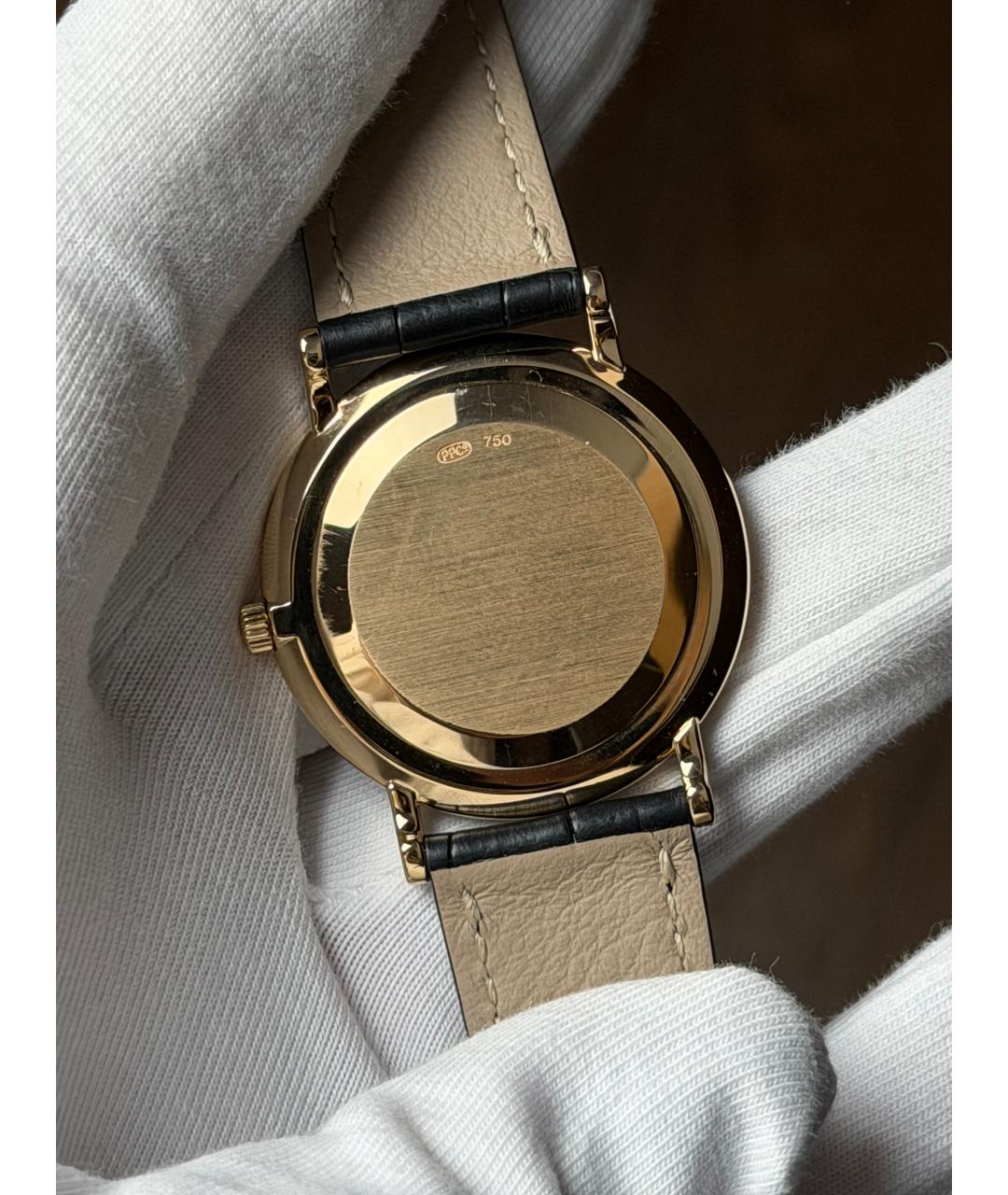 PATEK PHILIPPE Белые часы из желтого золота, фото 7