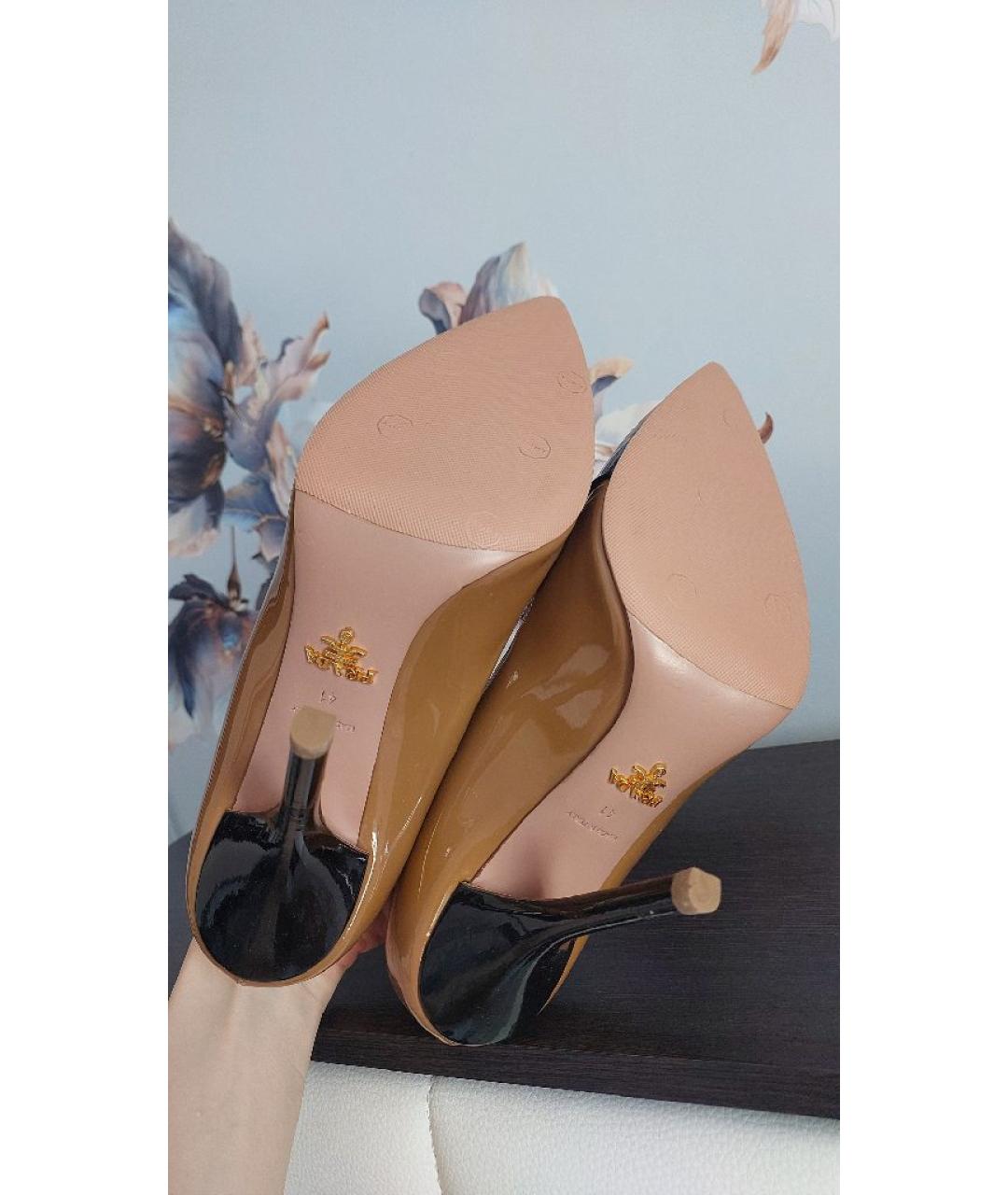 PRADA Мульти туфли из лакированной кожи, фото 5
