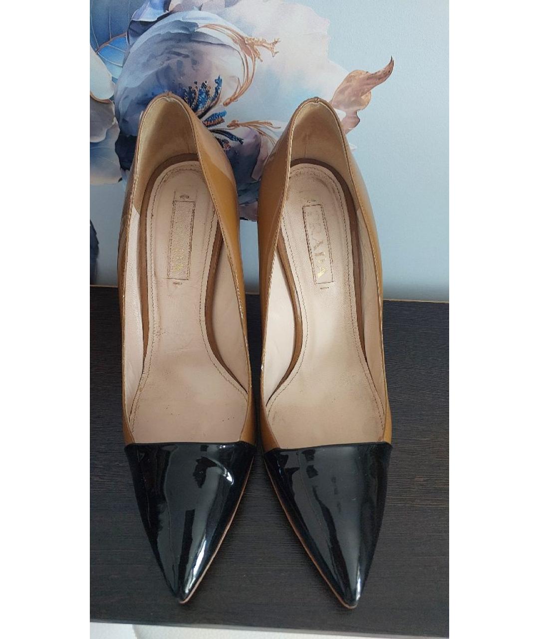 PRADA Мульти туфли из лакированной кожи, фото 2
