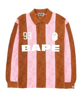 A BATHING APE Поло с длинным рукавом