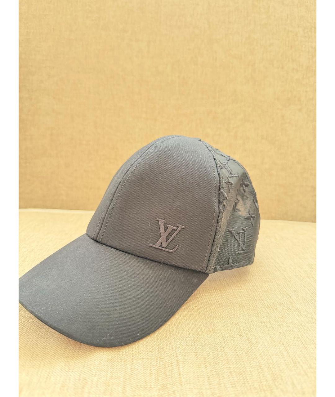 LOUIS VUITTON Черная кепка/бейсболка, фото 4