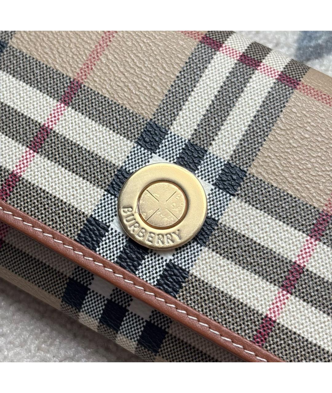 BURBERRY Бежевый кошелек, фото 7