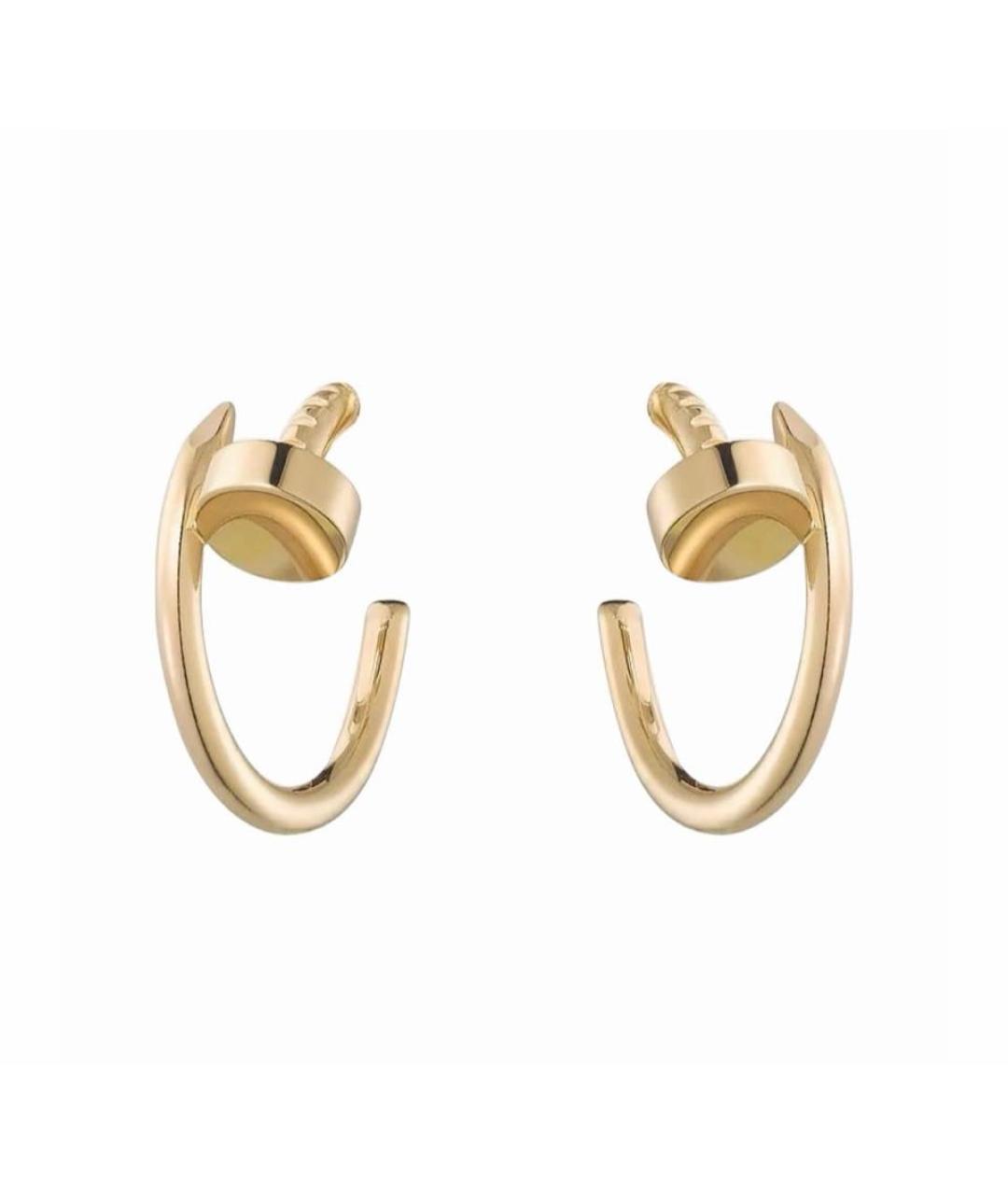 CARTIER Желтые серьги из желтого золота, фото 1