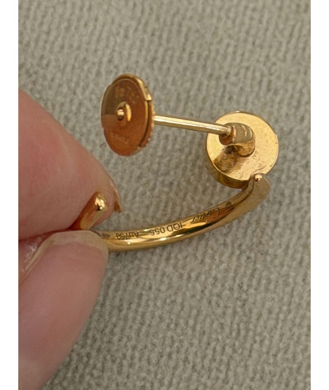 CARTIER Желтые серьги из желтого золота, фото 2