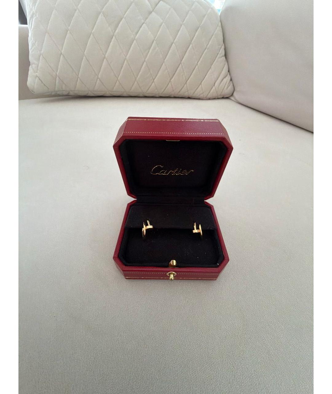CARTIER Желтые серьги из желтого золота, фото 4