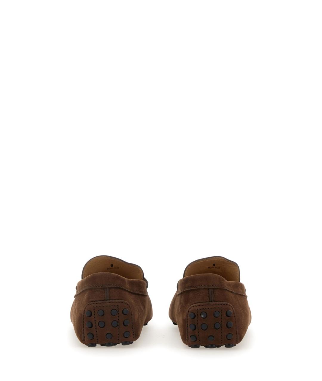 TOD'S Коричневые кожаные мокасины, фото 3