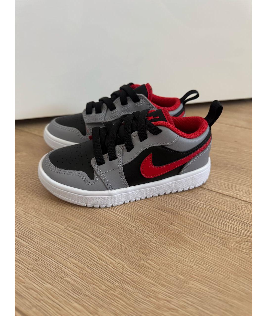 NIKE Серые кожаные кеды, фото 7