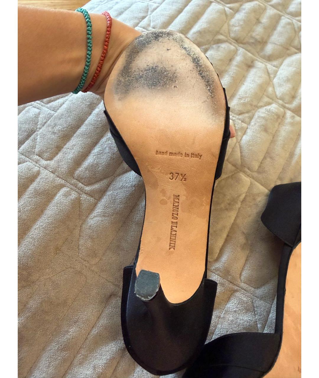 MANOLO BLAHNIK Черные туфли, фото 4
