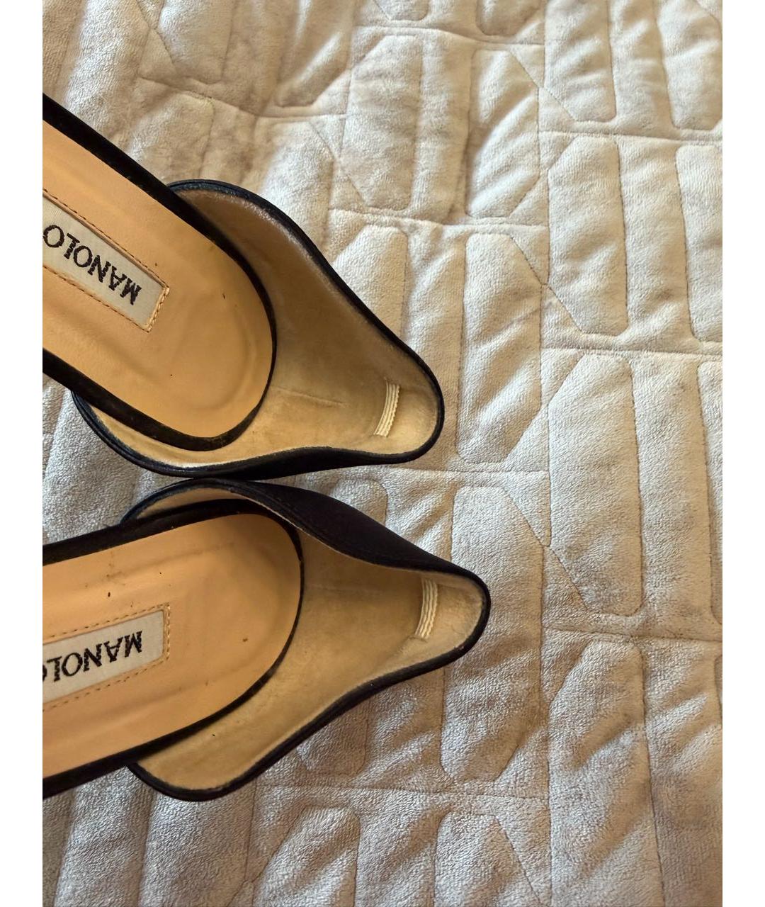 MANOLO BLAHNIK Черные туфли, фото 6