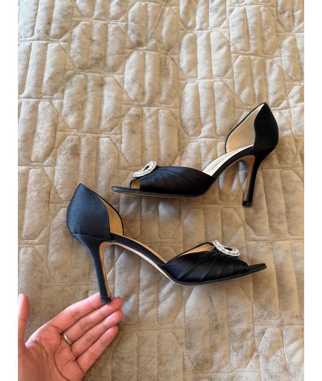 MANOLO BLAHNIK Черные туфли, фото 7