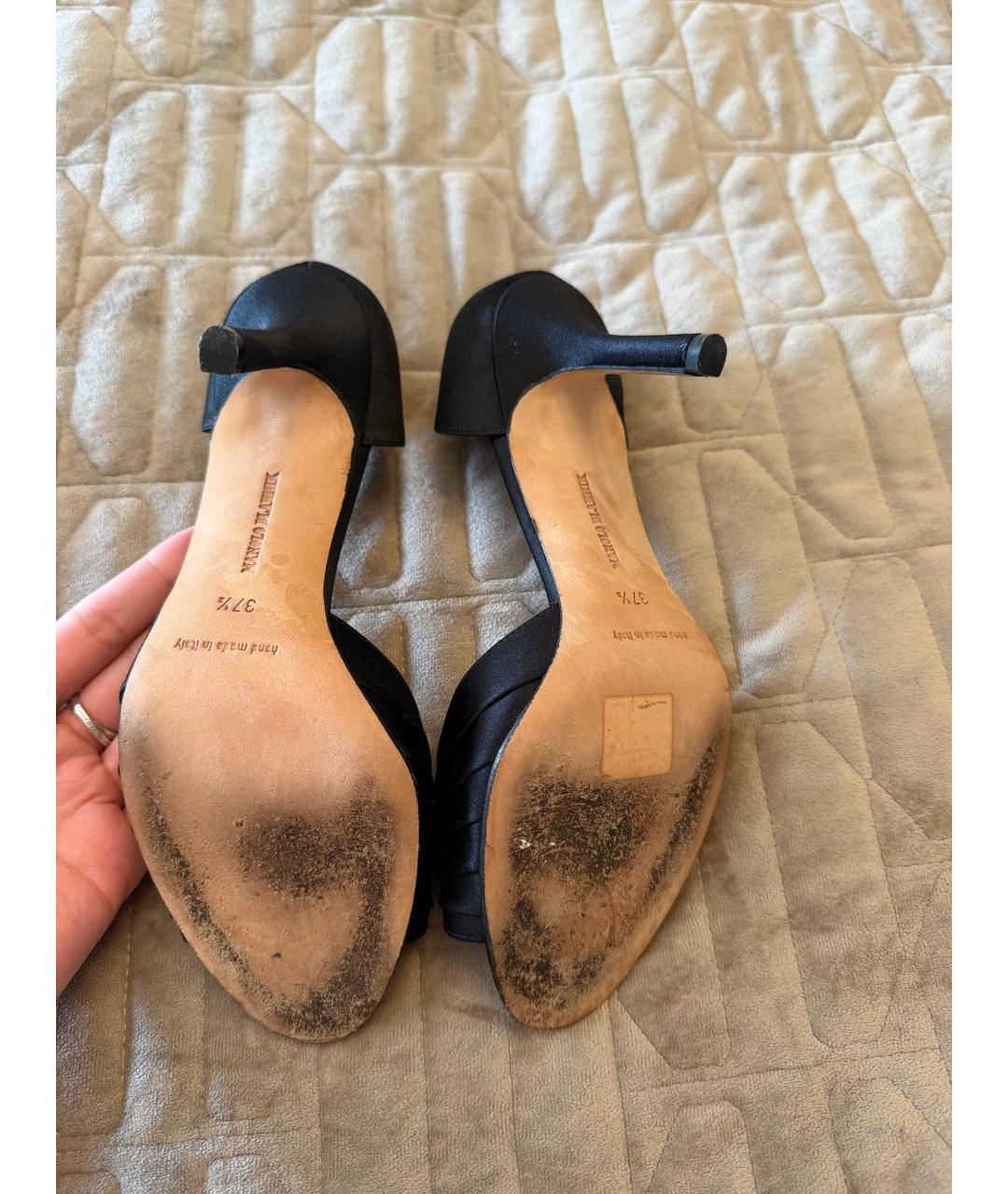 MANOLO BLAHNIK Черные туфли, фото 3